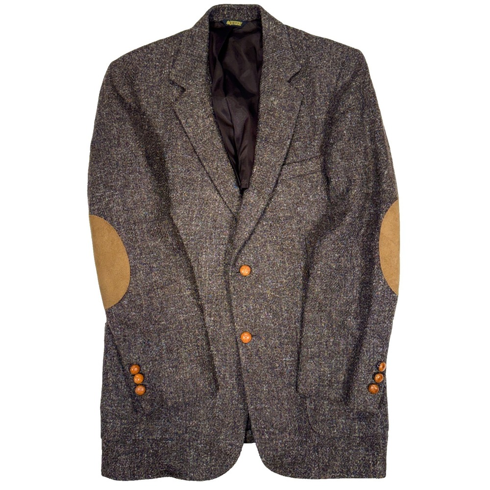Schmitt Orlow Stumpfs Milwaukee Blazer Men 42R Brown Wool Two Button Sports Coat